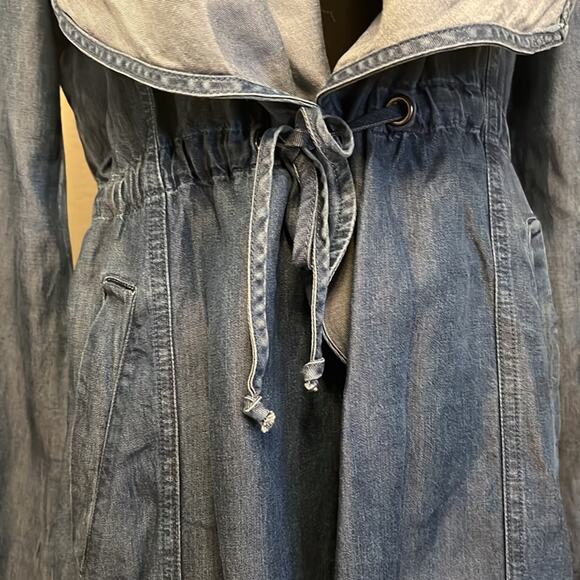 Dex Tencel Denim Wrap Jacket L - Picture 5 of 10